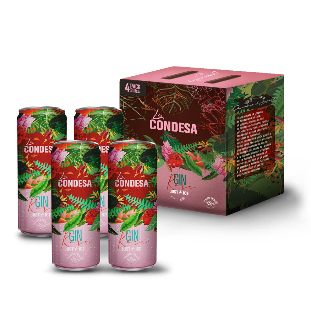 
                  
                    LA CONDESA | GIN & ROSE | 4 PACK
                  
                